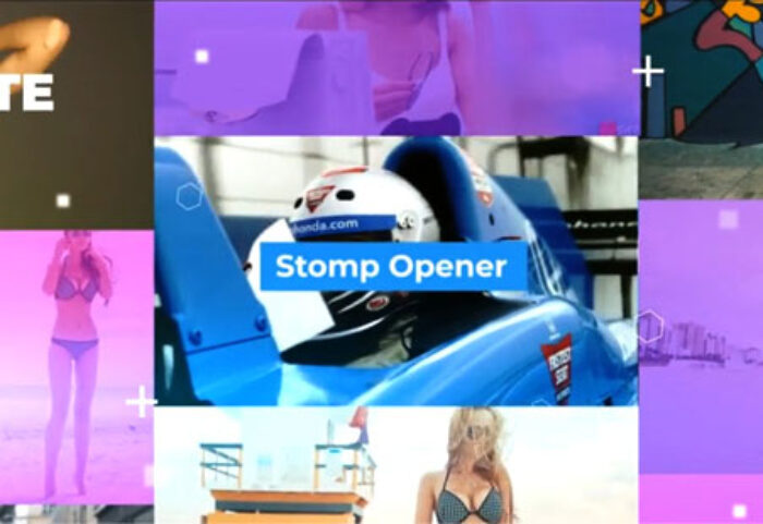 دانلود پروژه آماده افترافکت تیتراژ زیبای Stomp Opener