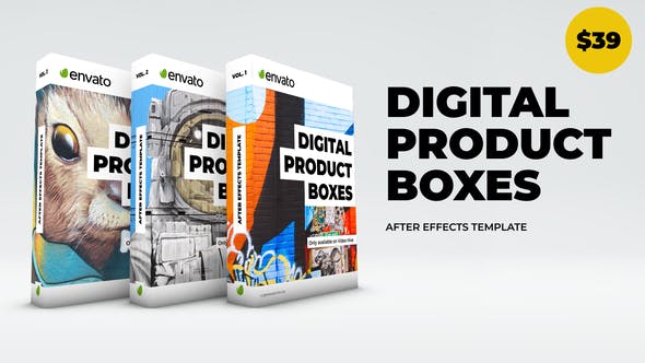 دانلود پروژه آماده افترافکت معرفی محصولات Digital Product Boxes دانلود پروژه آماده افترافکت معرفی محصولات Digital Product Boxes