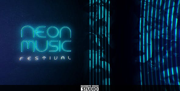 دانلود پروژه آماده افترافکت معرفی گروه موزیک Neon Music Event دانلود پروژه آماده افترافکت معرفی گروه موزیک Neon Music Event