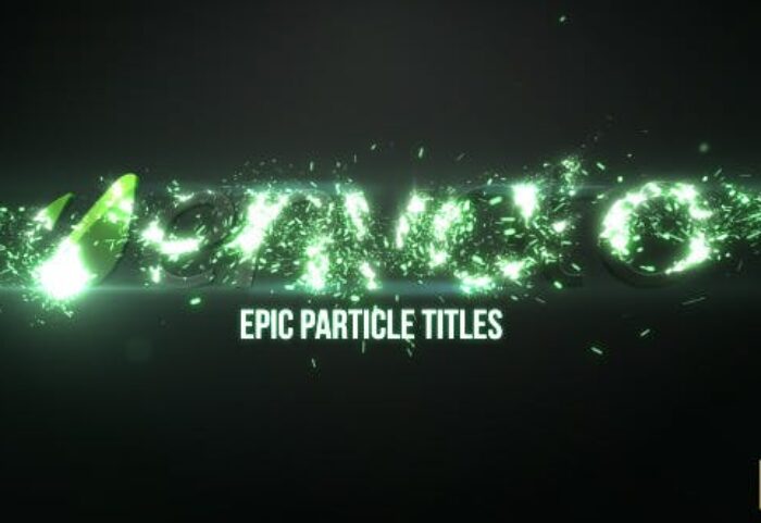دانلود پروژه آماده افترافکت نمایش لوگو Epic Particle Titles