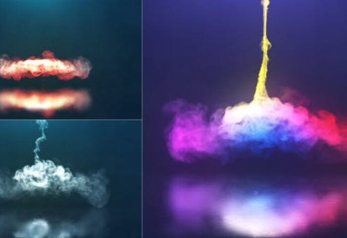 دانلود پروژه آماده افترافکت نمایش لوگو Spiral Smoke Reveal