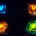 دانلود پروژه آماده افترافکت نمایش لوگو Techno Block Logo