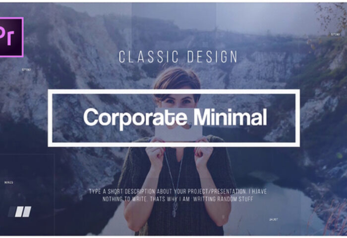دانلود پروژه آماده پریمیر : معرفی شرکت Corporate Minimal