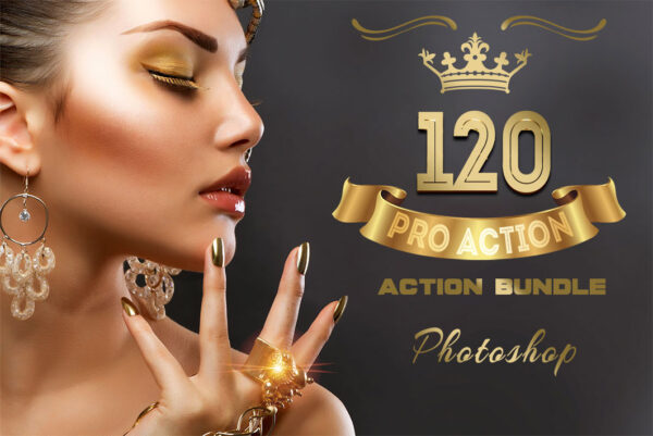 دانلود پکیج 120 اکشن حرفه ای فتوشاپ : Pro Photoshop Action Bundle
