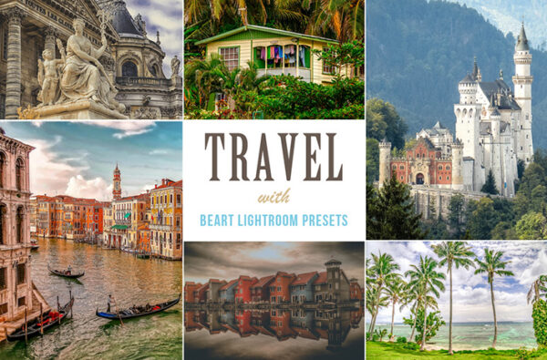 دانلود 100 پریست لایت روم مسافرت : Travel Landscape Lightroom Preset