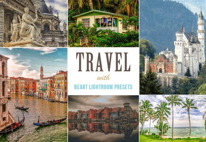دانلود 100 پریست لایت روم مسافرت : Travel Landscape Lightroom Preset