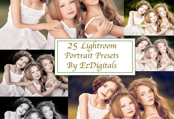 دانلود 25 پریست لایت روم creativemarket Portrait 25 Lightroom Presets