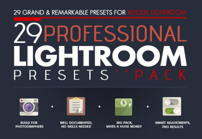 دانلود 29 پریست لایت روم Professional 29 Lightroom Presets Pack VoL.1