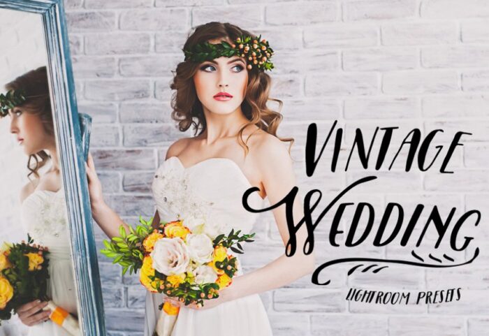 دانلود 40 پریست لایت روم برای عروسی Vintage Wedding Lightroom Presets
