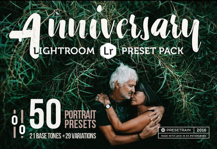 دانلود 50 پریست لایت روم Anniversary - 50 Lightroom Presets