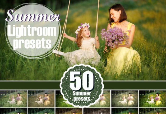 دانلود 50 پریست لایت روم حرفه ای : Spring Summer Lightroom Presets