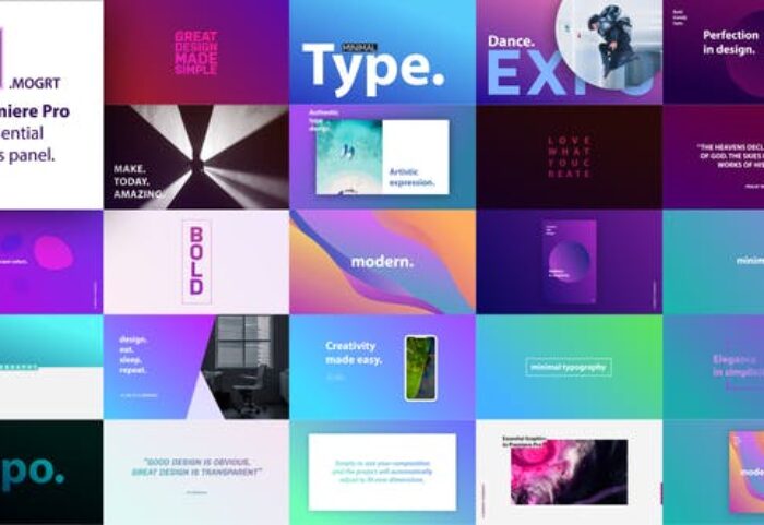 دانلود مجموعه عظیم تایتل آماده برای پریمیر videohive titles premiere pro