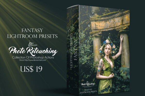 دانلود مجموعه پریست لایت روم بنام FANTASY LIGHTROOM PRESETS