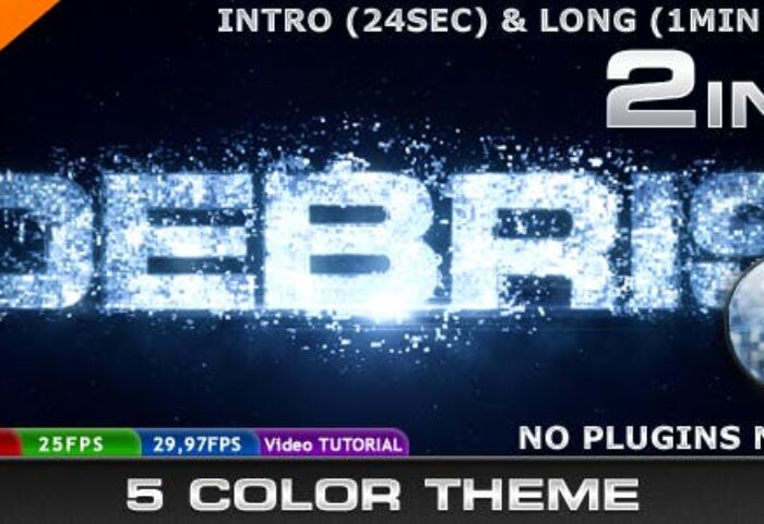 دانلود پروژه آماده افترافکت وله Videohive Debris After Effects Projects
