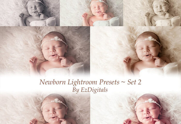 دانلود 10 پریست لایت روم حرفه ای کودک : Newborn Lightroom Presets