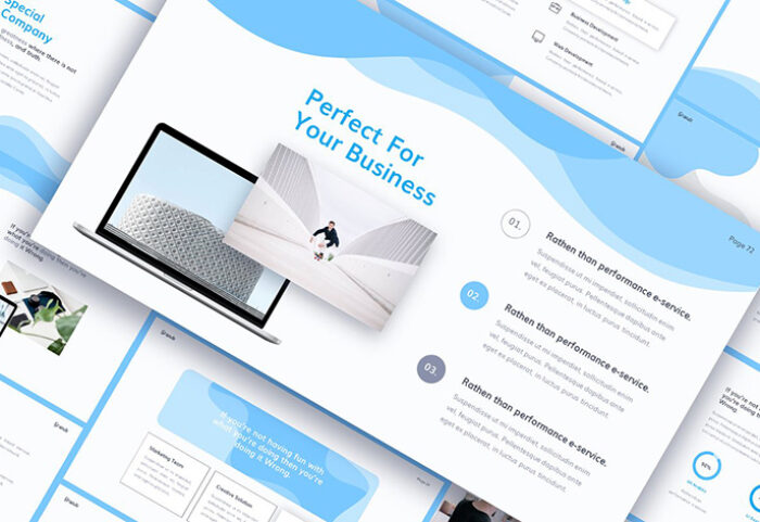 دانلود قالب آماده پاورپوینت Grande PowerPoint Presentation