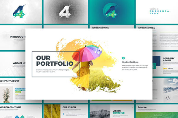 دانلود قالب آماده پاورپوینت Multipurpose Modern Powerpoint