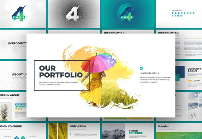 دانلود قالب آماده پاورپوینت Multipurpose Modern Powerpoint