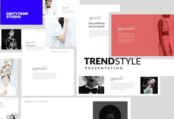 دانلود قالب آماده پاورپوینت TRENDS Powerpoint
