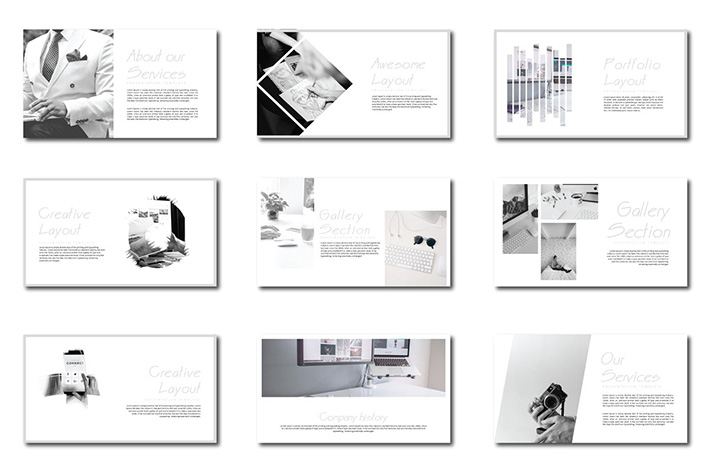 دانلود قالب پاورپوینت Lamdom Minimal Powerpoint Template دانلود قالب پاورپوینت Lamdom Minimal Powerpoint Template