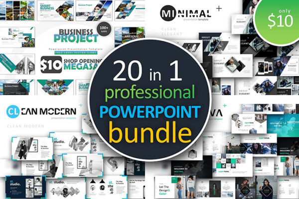 دانلود مجموعه 1000قالب آماده پاورپوینت Powerpoint Bundle