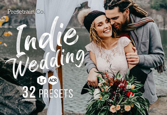 دانلود 32 پریست لایت روم حرفه ای عروسی : Indie Wedding Presets