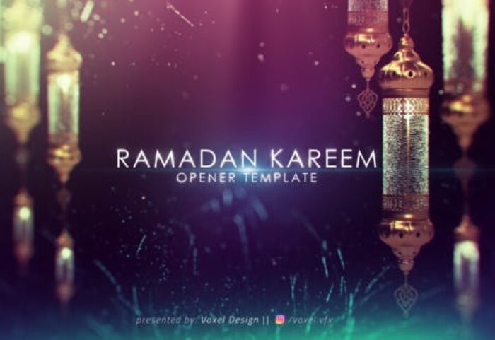 دانلود پروژه آماده افترافکت بمناسبت ماه رمضان : Ramadan Kareem Title