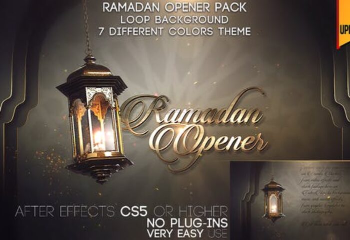 دانلود پروژه آماده افترافکت بمناسبت ماه رمضان : Ramadan Opener Pack