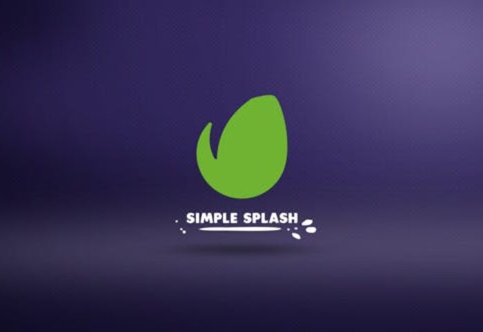 دانلود پروژه آماده افترافکت : نمایش لوگو Simple Splash Logo