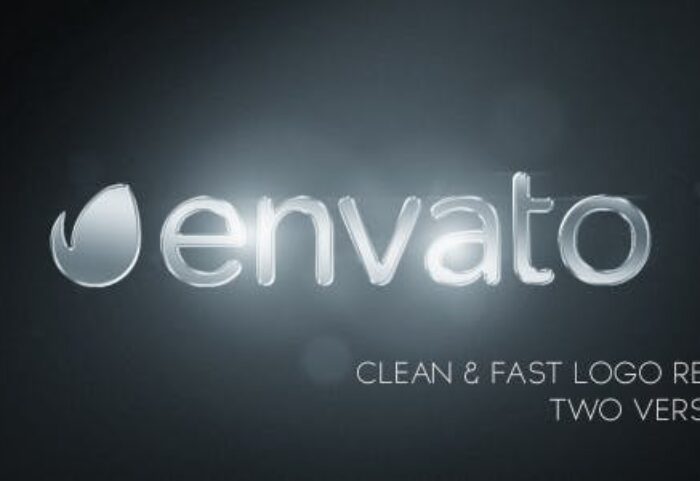 دانلود پروژه آماده افترافکت : نمایش لوگو Clean Chrome Logo