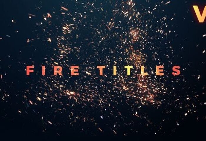 دانلود پروژه آماده پریمیر برای تایتل بنام Fire Titles