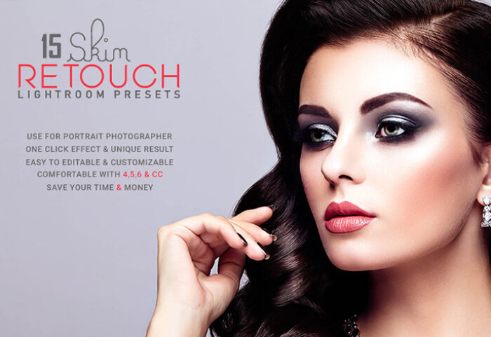 دانلود 15 پریست رتوش عکس لایت روم Premium Retouching Lightroom Presets Vol.1
