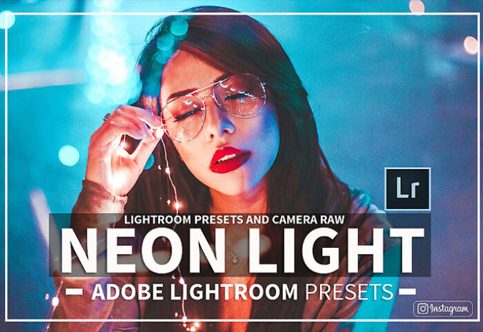 دانلود 15 پریست سینمایی لایت روم و Camera Raw فتوشاپ : Neon Light Lightroom & ACR