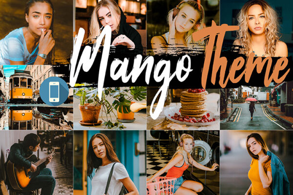 دانلود 5 پریست لایت روم موبایل : Neo Mango Theme mobile lightroom presets