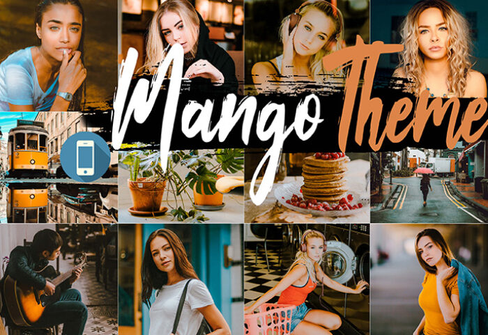 دانلود 5 پریست لایت روم موبایل : Neo Mango Theme mobile lightroom presets