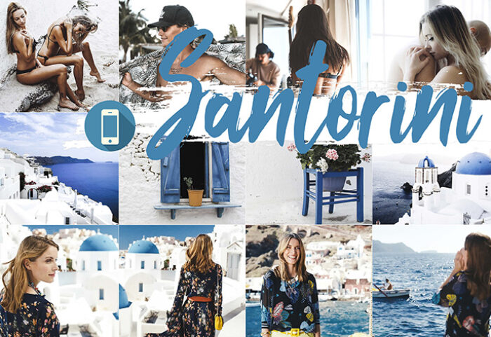 دانلود 5 پریست لایت روم موبایل : Neo Santorini Theme mobile lightroom presets