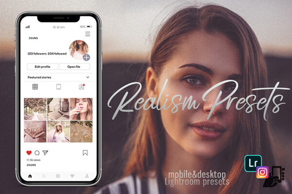 دانلود 5 پریست لایت روم موبایل و دسکتاپ : Realism presets, instagram presets, travel presets, matte
