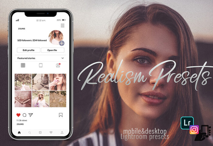 دانلود 5 پریست لایت روم موبایل و دسکتاپ : Realism presets, instagram presets, travel presets, matte