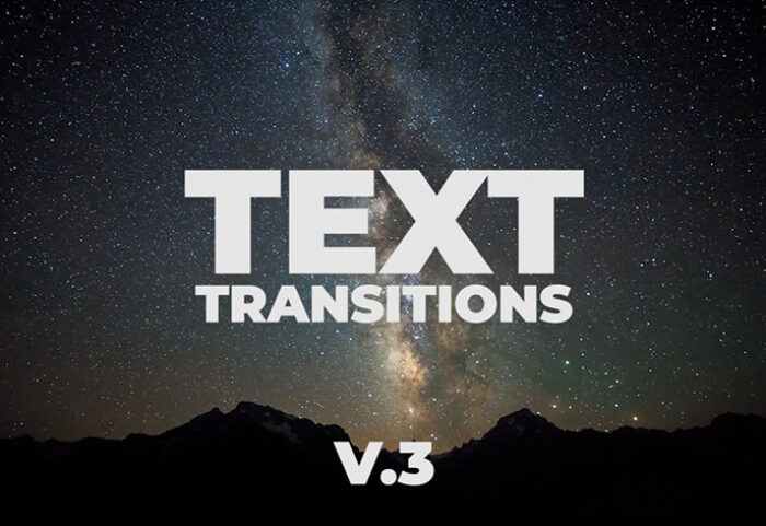 دانلود ترنزیشن تایتل حرفه ای و زیبای پریمیر motionarray Universal Text Transitions V.3