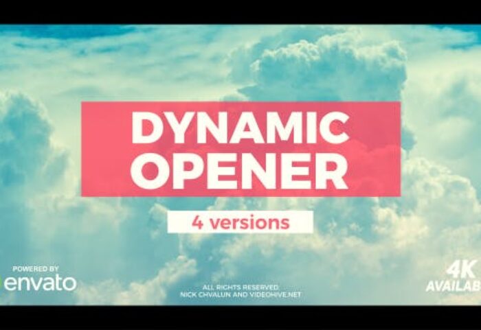 دانلود پروژه آماده افترافکت تیتراژ فیلم videohive Dynamic Opener