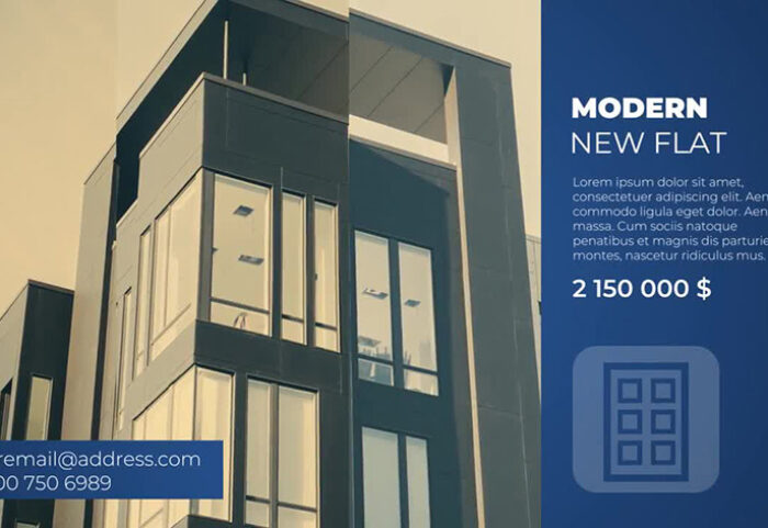 دانلود پروژه آماده پریمیر اسلایدشو املاک Modern Real Estate Slideshow