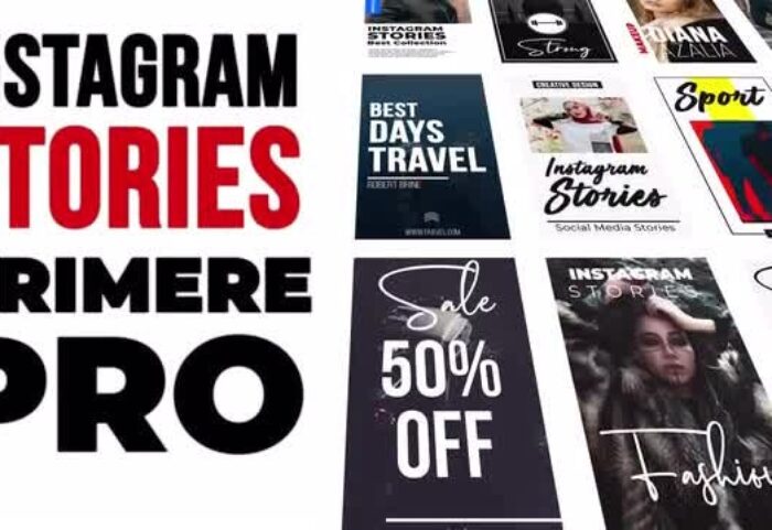 دانلود پروژه آماده پریمیر : تایم لاین اینستاگرام motionarray Instagram Stories V.1