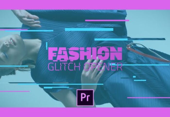 دانلود پروژه آماده پریمیر : تیتراژ Fashion Glitch Opener Premiere Pro Templates