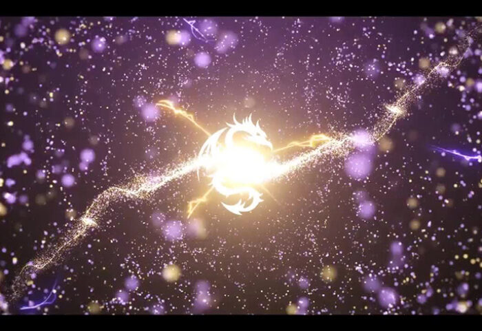 دانلود پروژه آماده پریمیر لوگو Space Particle Logo Reveal Premiere Pro Templates