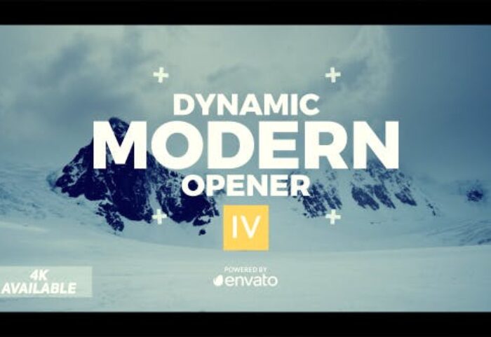 دانلود پروژه بسیار زیبای افترافکت با موضوع تیتراژ حرفه ای بنام videohive Dynamic Opener