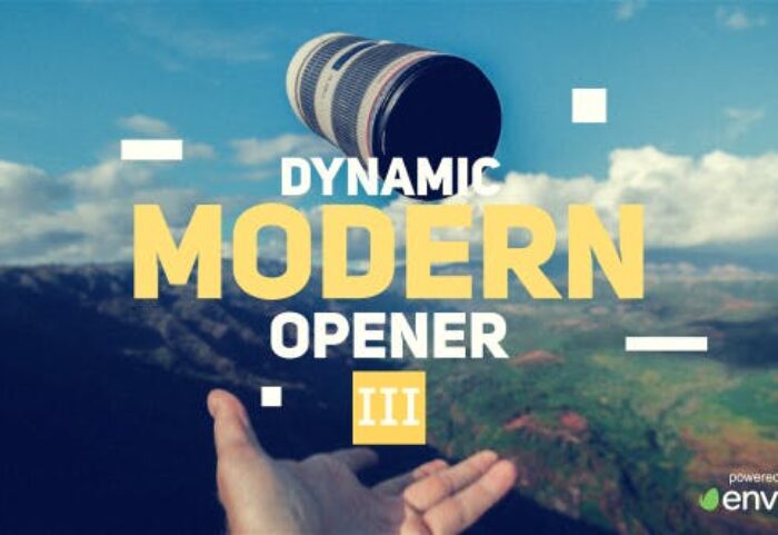 دانلود پروژه آماده افترافکت : تیتراژ فیلم videohive Modern Opener