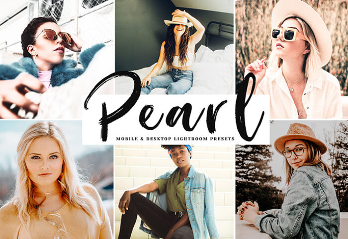 دانلود 11 پریست لایت روم دسکتاپ و موبایل : Pearl Mobile And Desktop Lightroom Presets