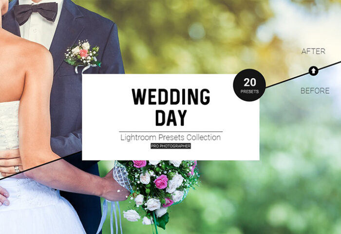 دانلود 20 پریست لایتروم مخصوص عروسی : Wedding Day LR Presets