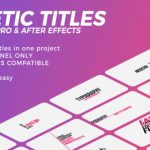 دانلود 28 تایتل آماده پریمیر رزولوشن 4K بنام Kinetic Titles