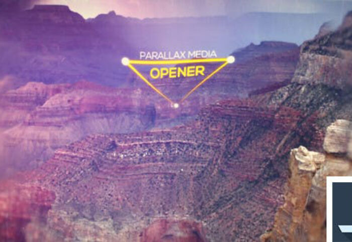 دانلود پروژه آماده افترافکت با موزیک اسلایدشو Parallax Media Opener